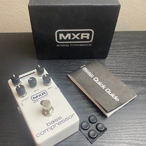 MXR M87 Bass Compressor Effects Pedal Stomp Box M-87 Tested and works